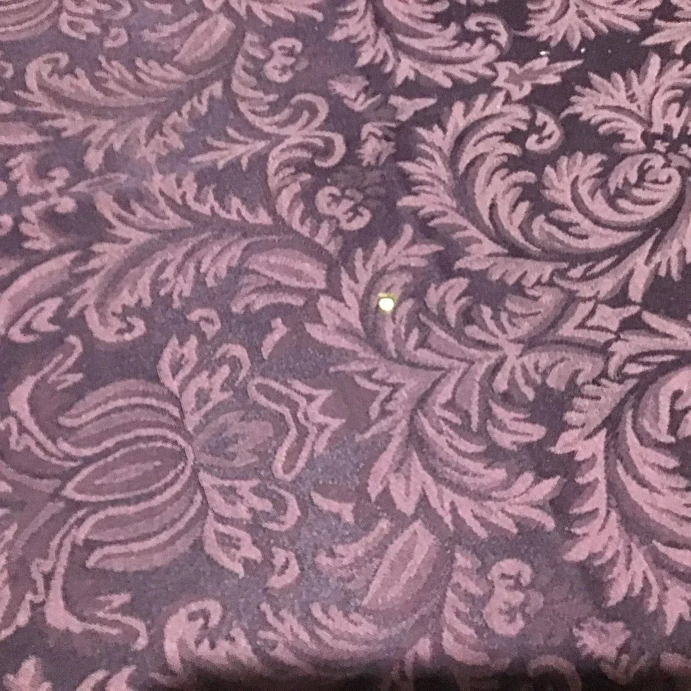 Purple Damask‎ Table Runner & Placemats Set of 4 Elegant Baroque Tapestry